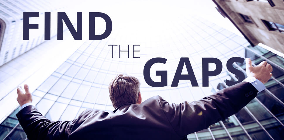 Finding the gaps