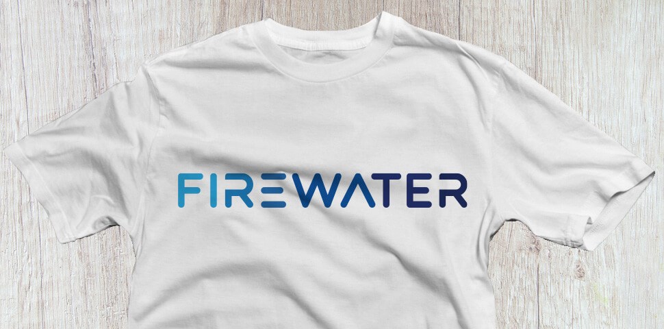 Firewater rebranded tshirt